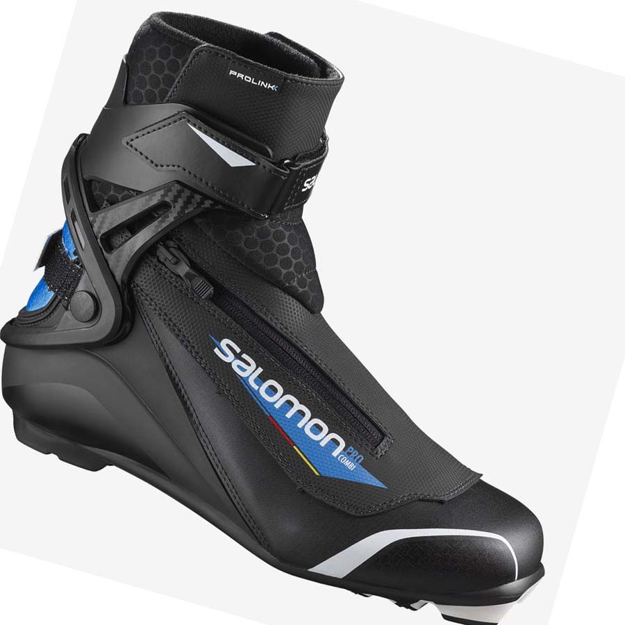 Salomon PRO COMBI PROLINK Síbakancs Férfi Fekete Kék | HU 2770SGL